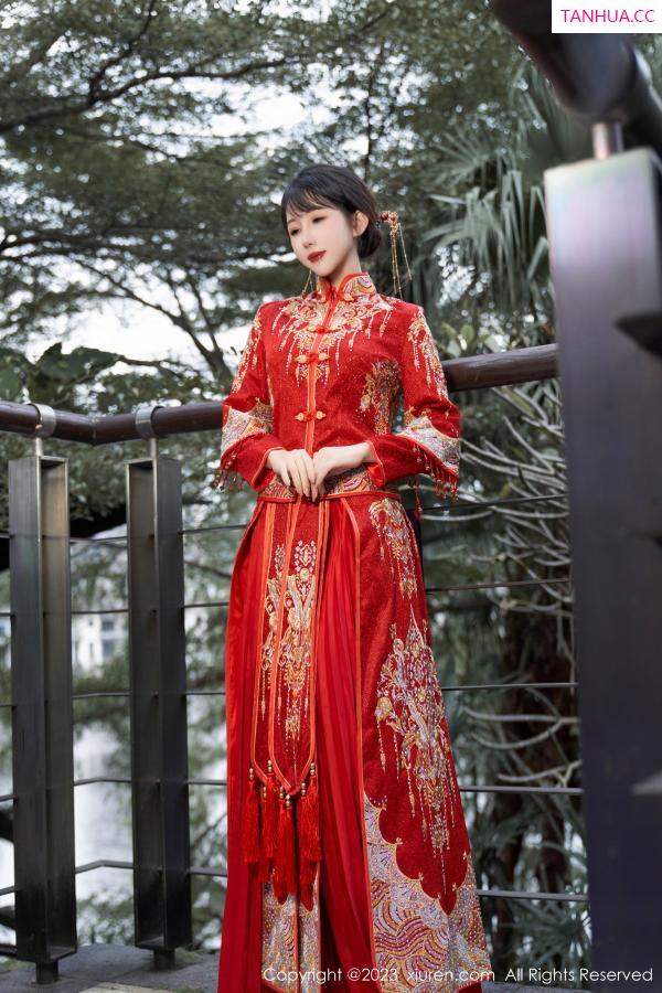 波巧酱  [XiuRen]高清写真图 2023.11.28 No.7729 波巧酱 新娘美腿第11张图片